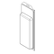 Visipak Thermoform-CLAMSHELL-#604-14.500-5.250-10.125-4.000-1.000-0.015-CLEAR, 200PK 604TF - alternate 1